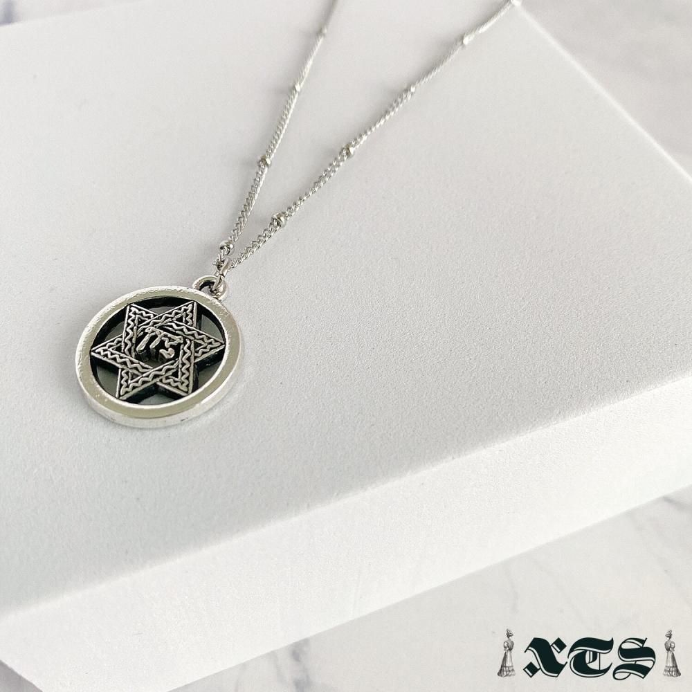 XTS Hexagram 六芒星 ネックレス SILVER TS0248