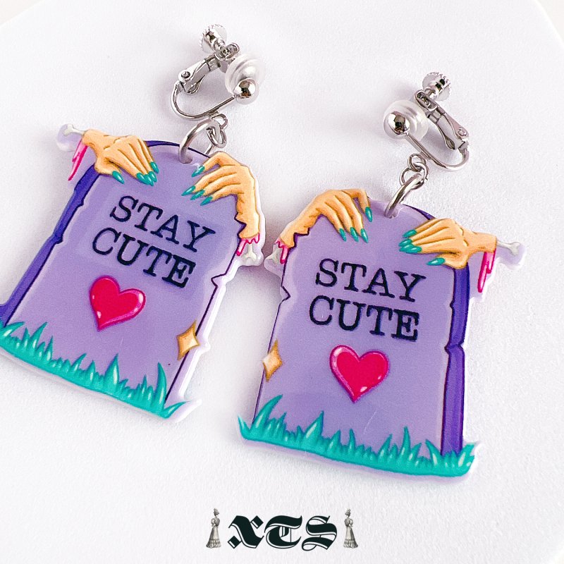 XTS STAY CUTE Grave Earrings TS0270