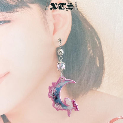 XTS Fairy Flower Moon ピアス TS0272