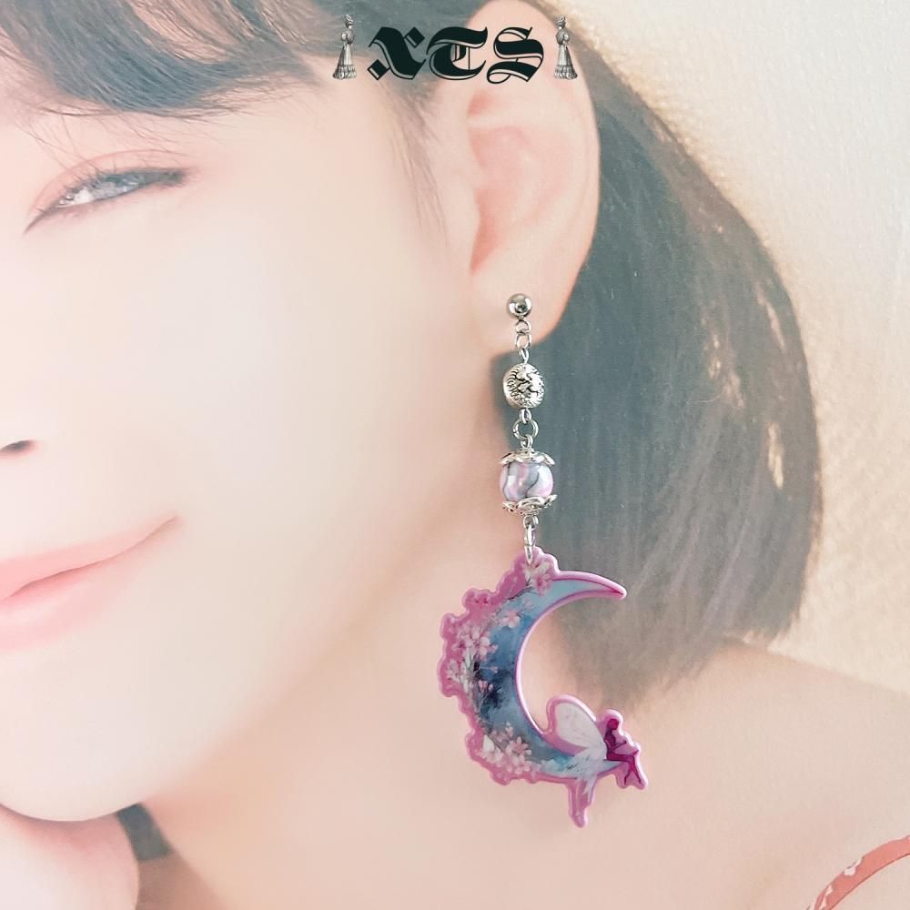 XTS Fairy Flower Moon ピアス TS0272