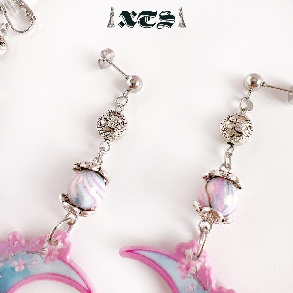 XTS Fairy Flower Moon イヤリング TS0272
