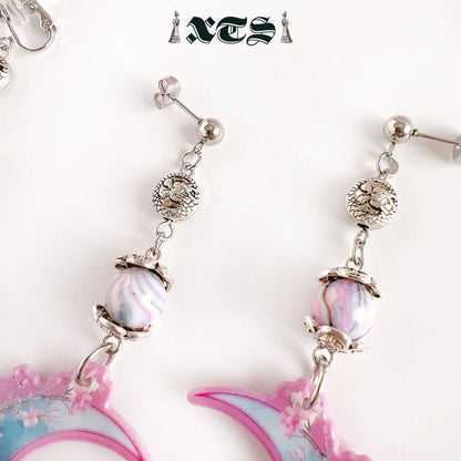 XTS Fairy Flower Moon イヤリング TS0272