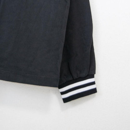 VISION STREET WEAR リブライン切り替え ロンT BLACK