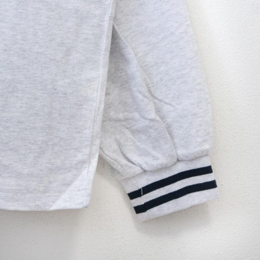 VISION STREET WEAR リブライン切り替え ロンT GRAY グレー