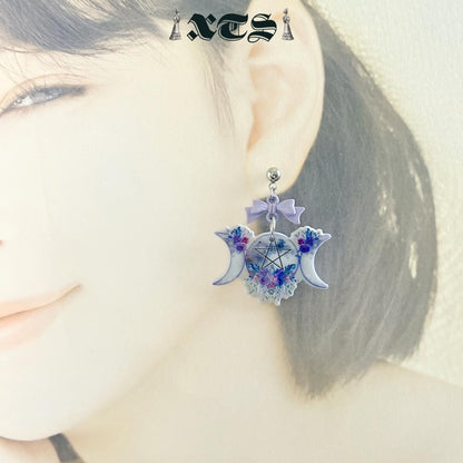 XTS Triple Moon ピアス TS0273