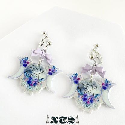 XTS Triple Moon Earrings TS0273