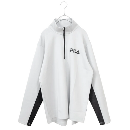 FILA Fila Stretch Switching Half Zip Jacket GRAY Gray FM6005 - YOUAREMYPOISON