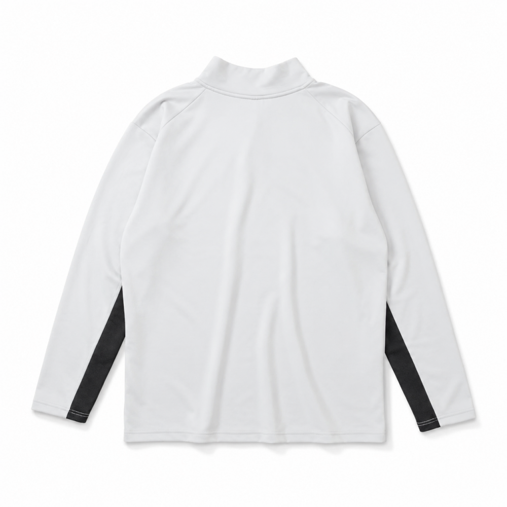 FILA フィラ ストレッチ 切替ハーフジップ ジャケット GRAY グレー FM6005