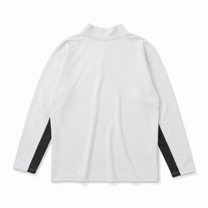 FILA フィラ ストレッチ 切替ハーフジップ ジャケット GRAY グレー FM6005