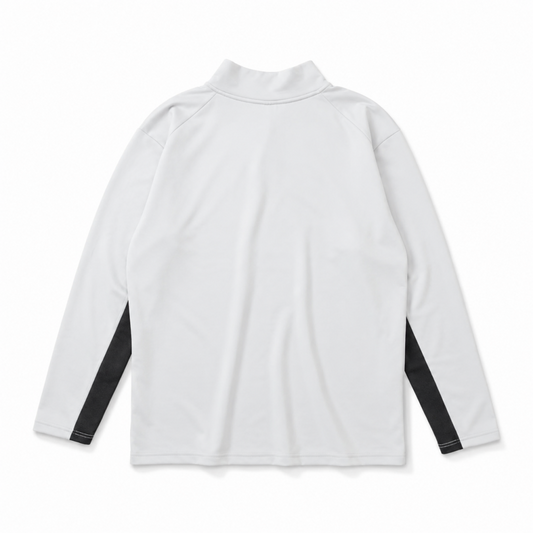 FILA フィラ ストレッチ 切替ハーフジップ ジャケット GRAY グレー FM6005