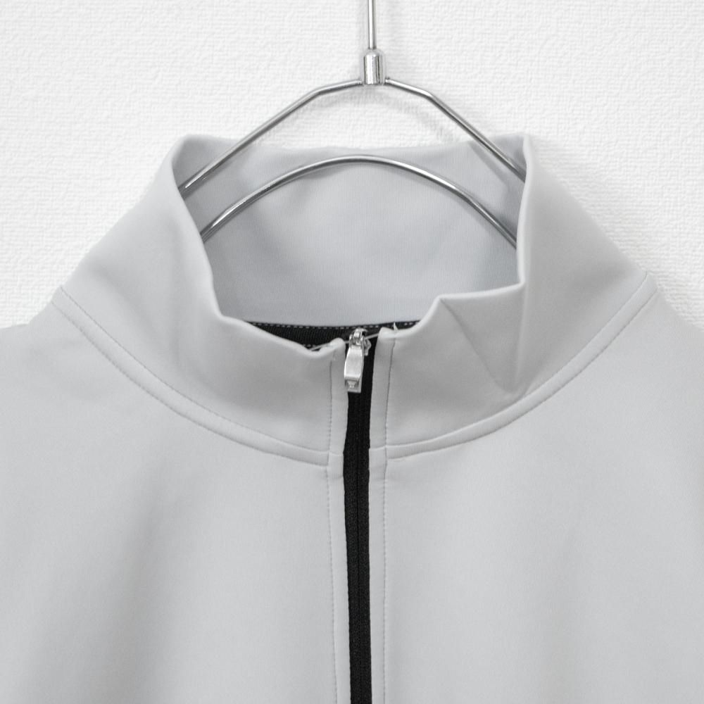 FILA フィラ ストレッチ 切替ハーフジップ ジャケット GRAY グレー FM6005