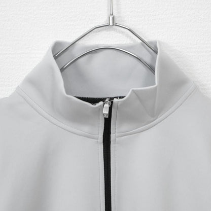 FILA フィラ ストレッチ 切替ハーフジップ ジャケット GRAY グレー FM6005
