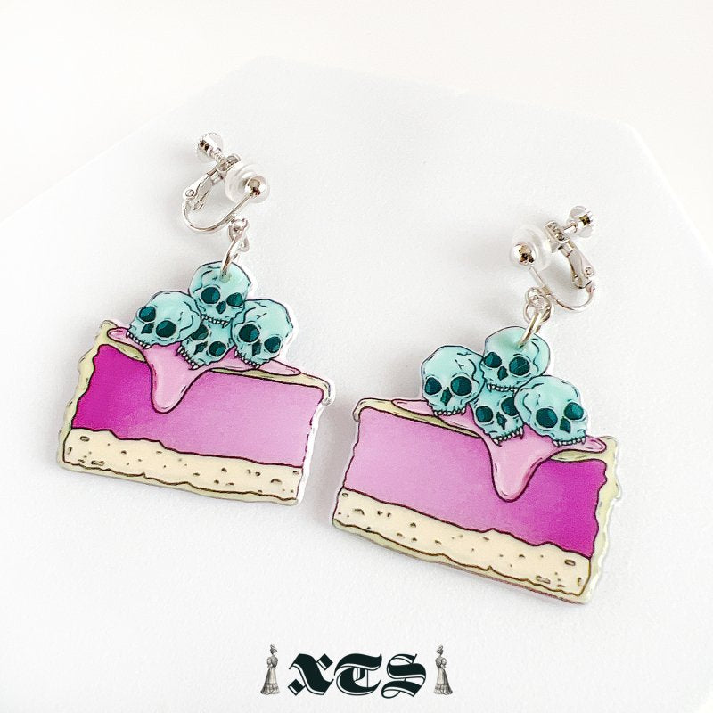 XTS Skull Cake Earrings TS0275