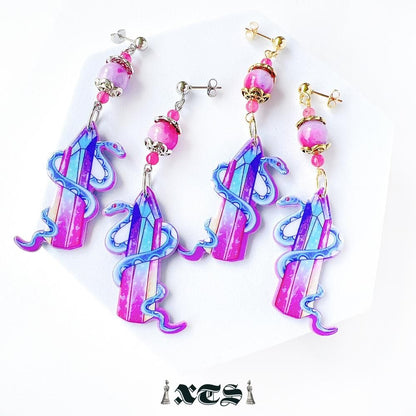 XTS Crystal Snake ピアス TS0276