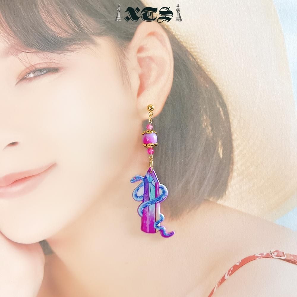 XTS Crystal Snake ピアス TS0276
