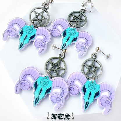 XTS Pastel Baphomet ピアス TS0277