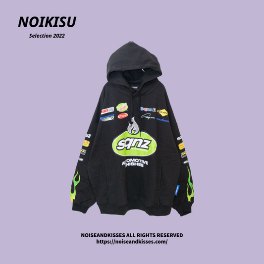 Sequenz/SQNZ Racing Pullover Hoody Parker Black - YOUAREMYPOISON