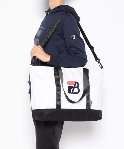 FILA x BE:FIRST ロゴ ２WAY トートバッグ WHITE
