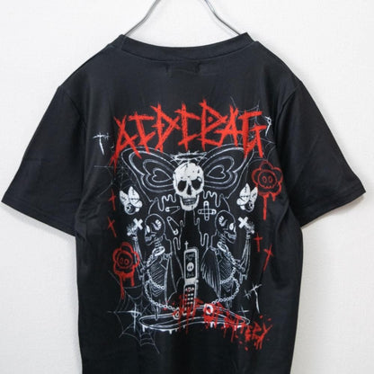 ACDC RAG WING HEART チビT 半袖Tシャツ BLACK ブラック