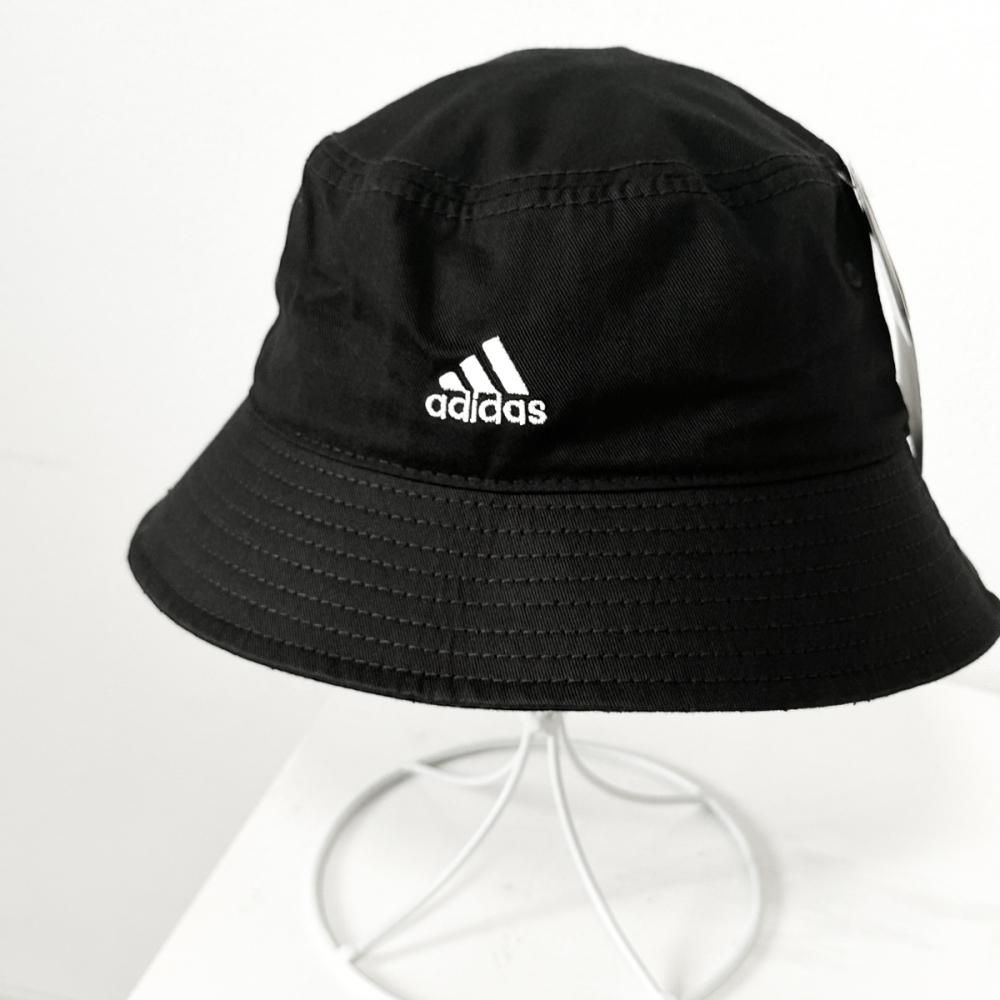 adidas アディダス ロゴ バケットハット BLACK ブラック