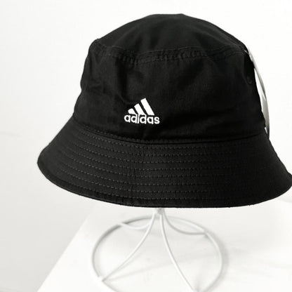 adidas アディダス ロゴ バケットハット BLACK ブラック