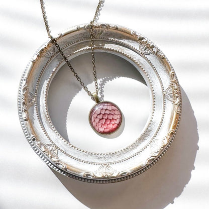 Cabochon Necklace DS PINK