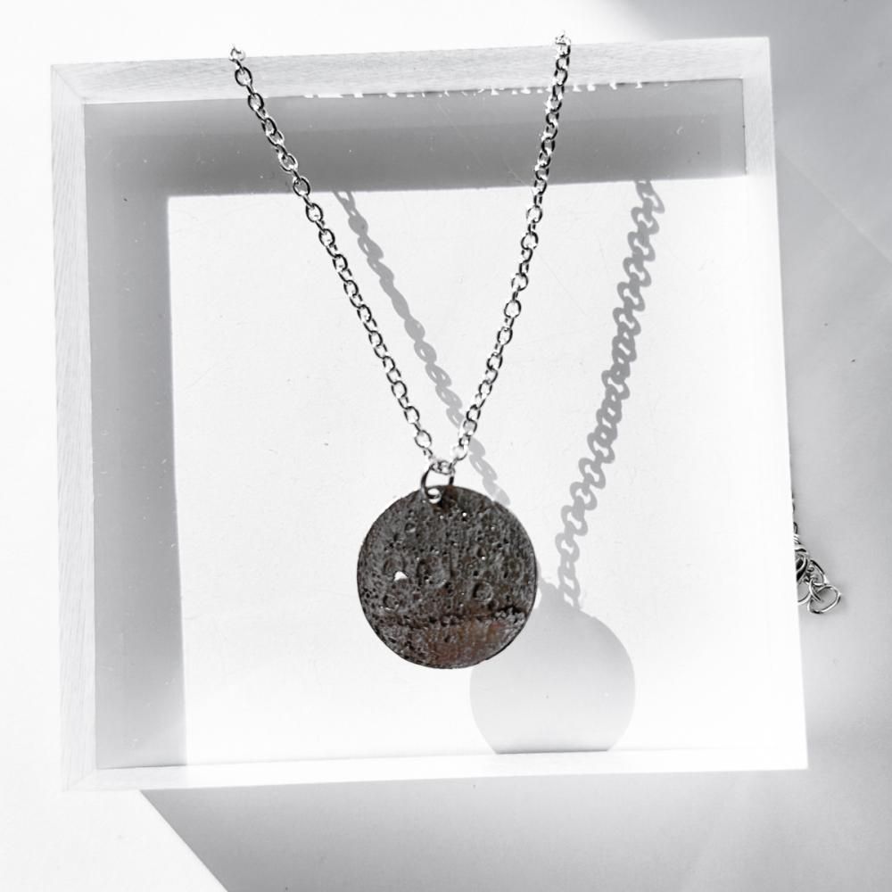 【会員限定0円】月 ネックレス SILVER