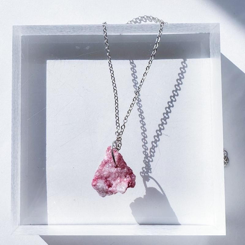 【会員限定0円】グリッターストーン ネックレス PINK