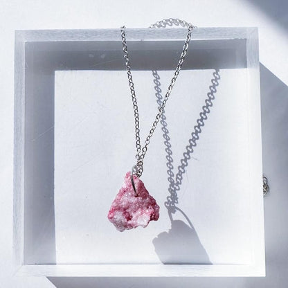 【会員限定0円】グリッターストーン ネックレス PINK