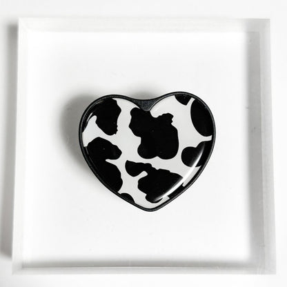 Smartphone Clip Stand COW Heart Pattern