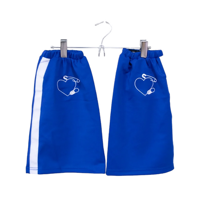 ACDC RAG Side Double Line Jersey Leg Warmers BLUE