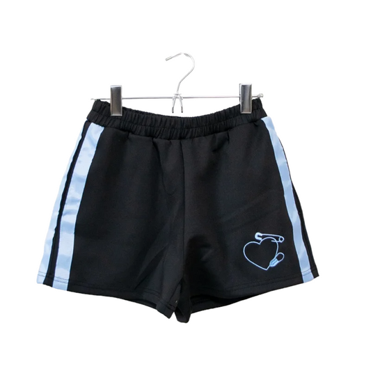 ACDC RAG Side Double Line Jersey Shorts BLACK/BLUE