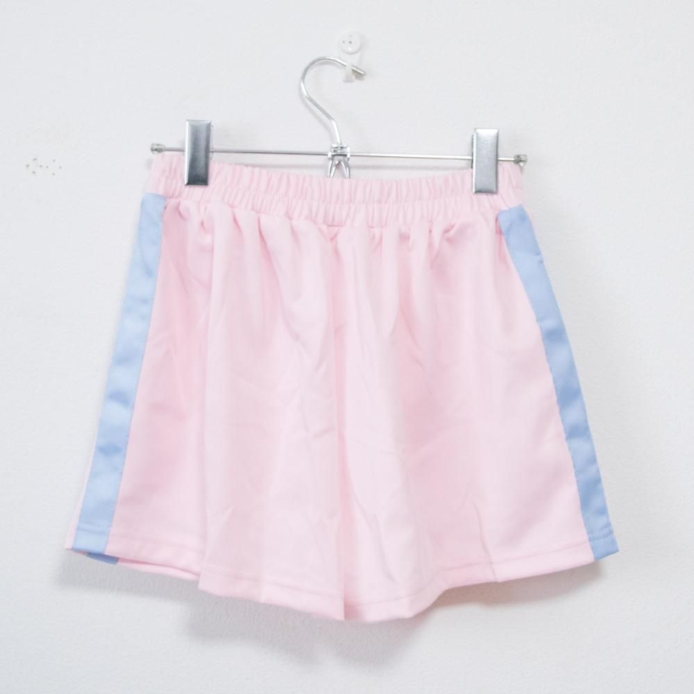 ACDC RAG サイドダブルライン ジャージ ショートパンツ LIGHT PINK
