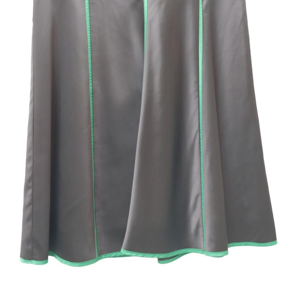 doll up oops ハイウエストパイピングスカート BLACK GREEN