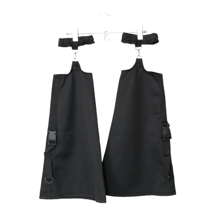 ACDC RAG CYBER PUNK vortex lightning leg warmers BLACK