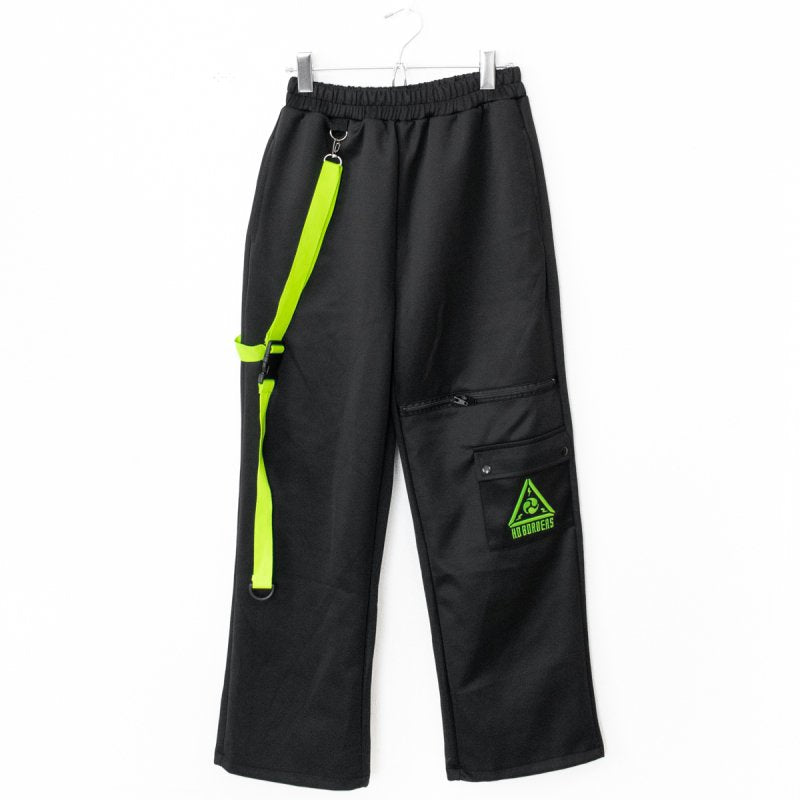 ACDC RAG CYBER PUNK vortex long pants NEON GREEN BLACK