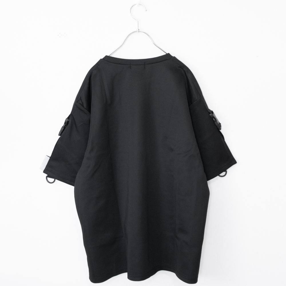 ACDC RAG CYBER PUNK 渦雷 半袖 Tシャツ BLACK