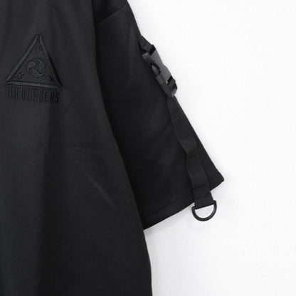 ACDC RAG CYBER PUNK 渦雷 半袖 Tシャツ BLACK