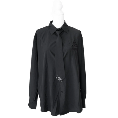 ACDC RAG CYBER PUNK 渦雷 長袖 シャツ BLACK