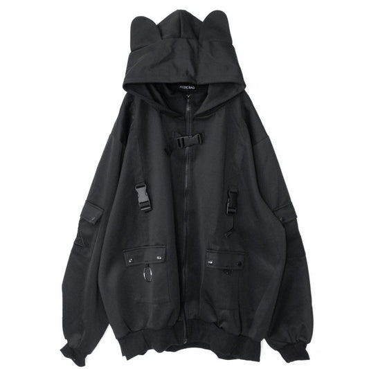 ACDC RAG CYBER PUNK vortex jacket BLACK