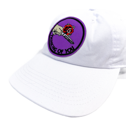 パッチ NEWHATTAN ベースボールキャップ WHITE ROSE