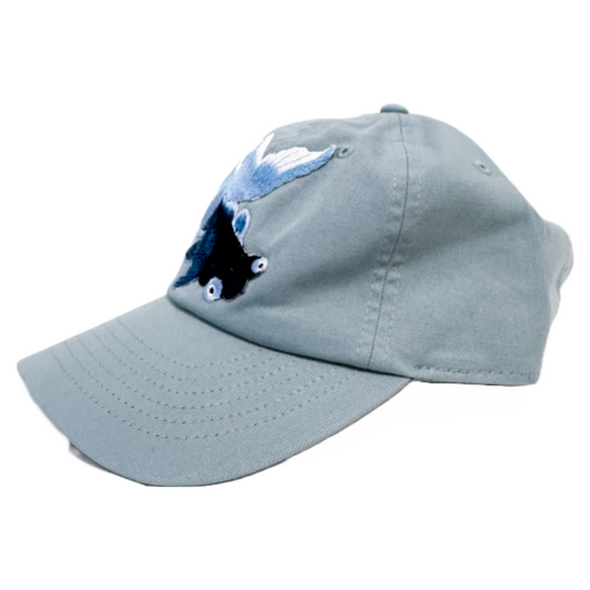 NEWHATTAN Baseball Cap with Patch BLUE GOLD FISH