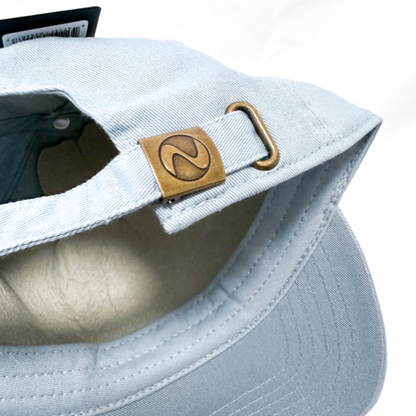 パッチ NEWHATTAN ベースボールキャップ BLUE GOLD FISH