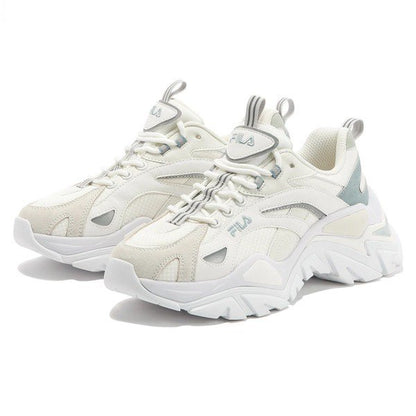FILA フィラ INTERATION LIGHT イントレーションライト 厚底スニーカー ユニセックス ストリート BRIGHT WHITE×COOL GR