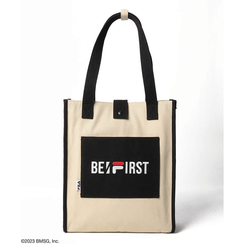 FILA x BE:FIRST ロゴ刺繍 トートバッグ BEIGE