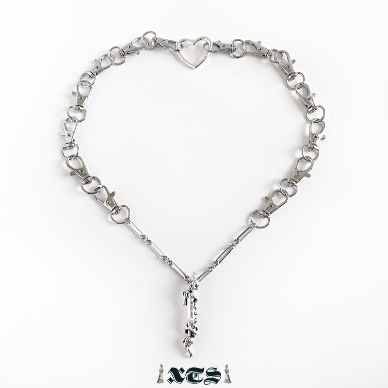 XTS Candle Chain Necklace SILVER TS0291