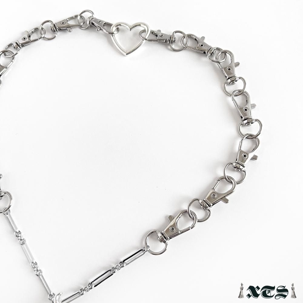 XTS キャンドル チェーン ネックレス SILVER TS0291