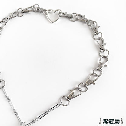 XTS キャンドル チェーン ネックレス SILVER TS0291