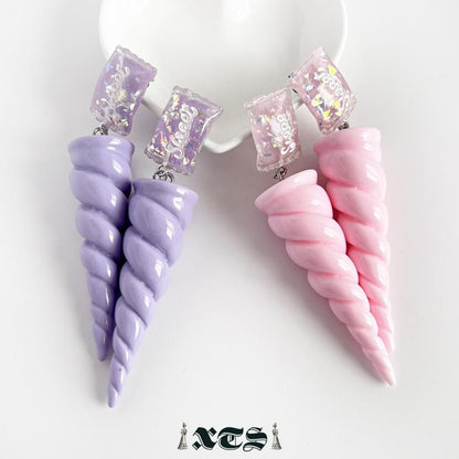 XTS Sweet Unicorn イヤリング PINK PURPLE TS0295
