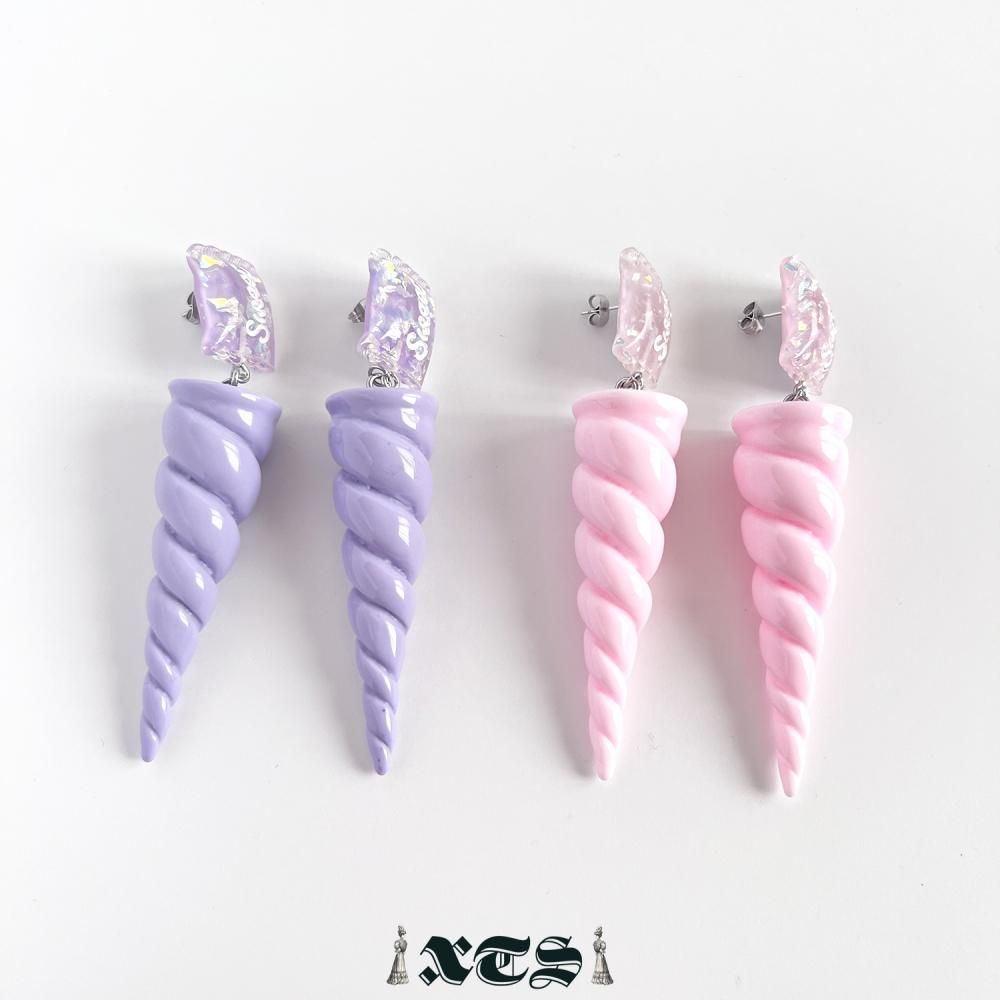 XTS Sweet Unicorn イヤリング PINK PURPLE TS0295